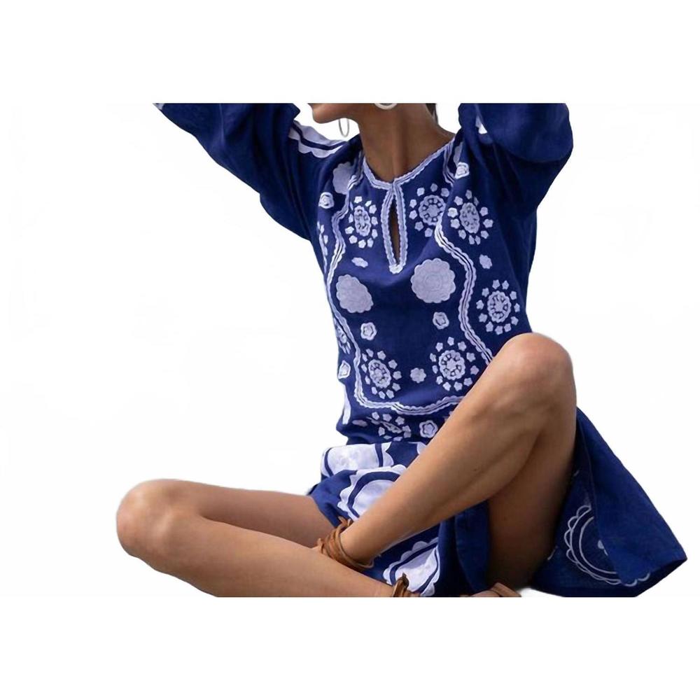 NEW ASHA boboli hoop mop earrings in white - Picture 2 of 2